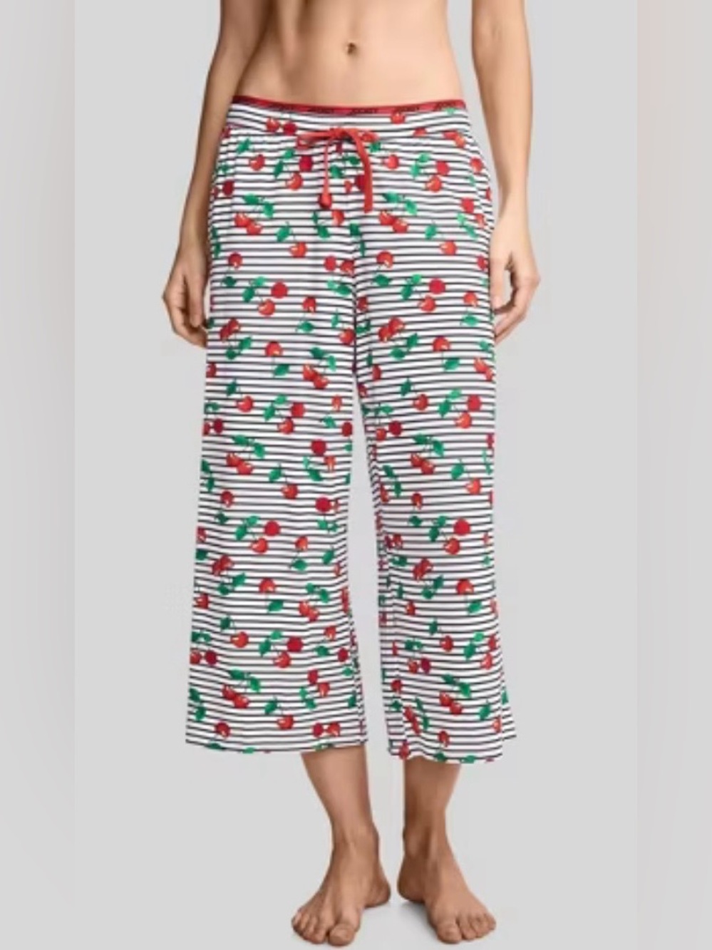 Jockey Generation™ Women's Luxe Crop Pants - Cherries Sz M